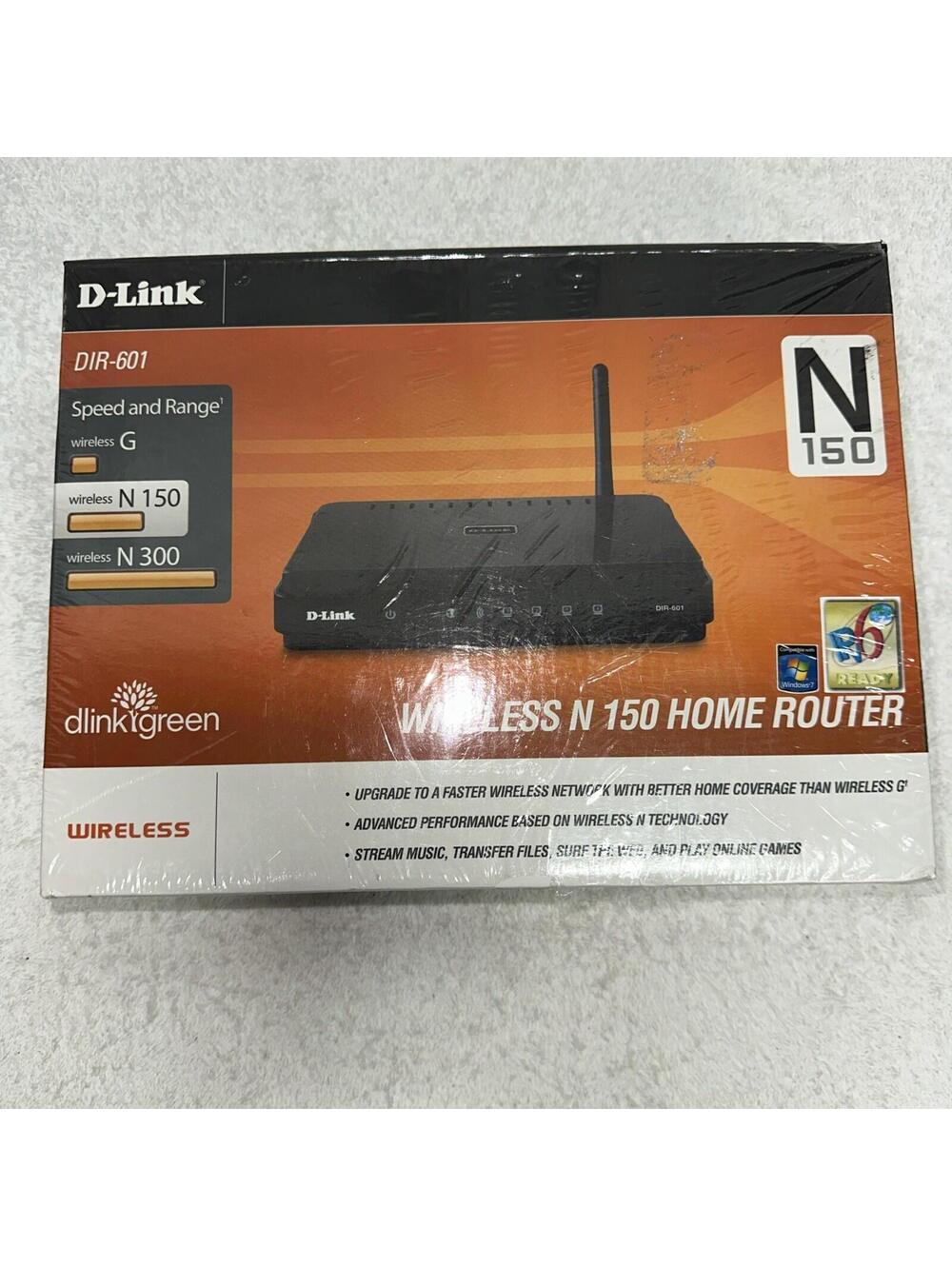 D-Link N 150 Home 150 Mbps 4-Port DIR-601 Wireless N Router Brand New Sealed